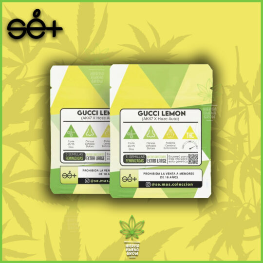 Se+ - Gucci Lemon - 60% Sativa / 40% Índica